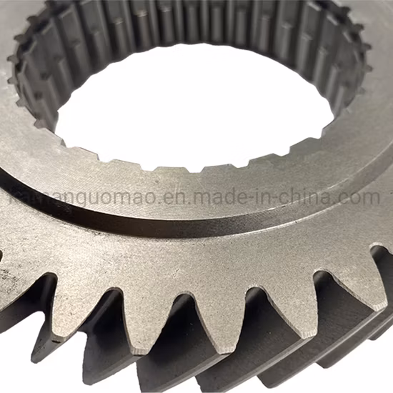 Wg2211020023 Primeira engrenagem do eixo Sinotruk HOWO caminhão Hw15710 Hw19710 peça sobressalente da caixa de engrenagens